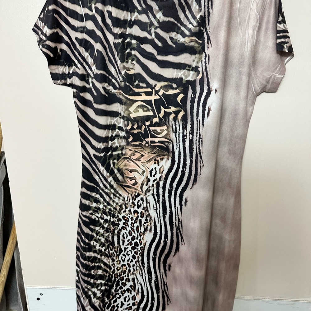 Animal Design Print Dress